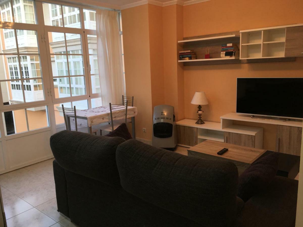 Apartamento Junto Al Paseo Maritimo De Cee Bagian luar foto